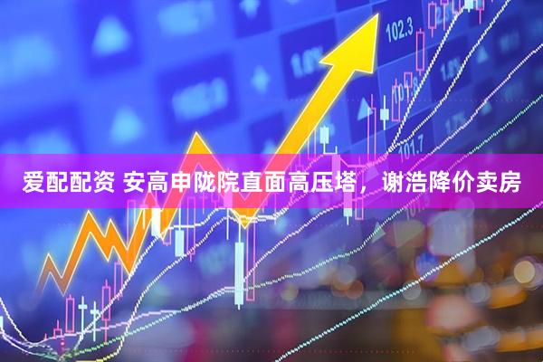爱配配资 安高申陇院直面高压塔，谢浩降价卖房