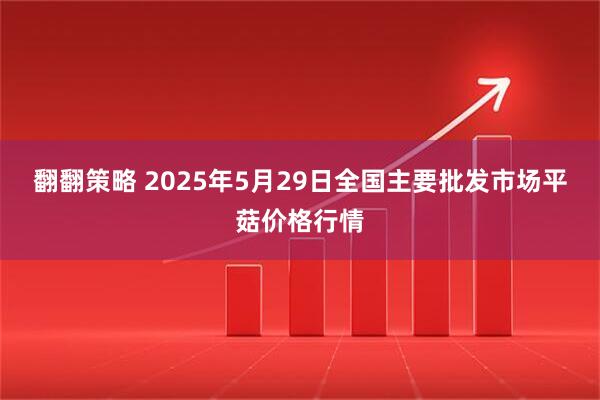 翻翻策略 2025年5月29日全国主要批发市场平菇价格行情